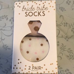 2 pair Bridal Tribe Socks Size 9-11